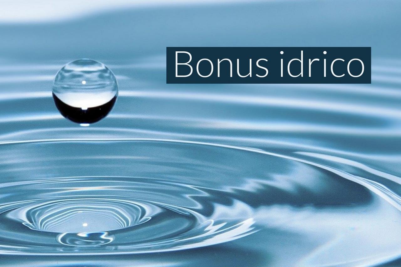 logo bonus idrico