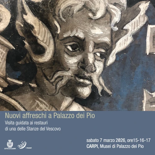 locandina Nuovi affeschi a Palazzo dei Pio