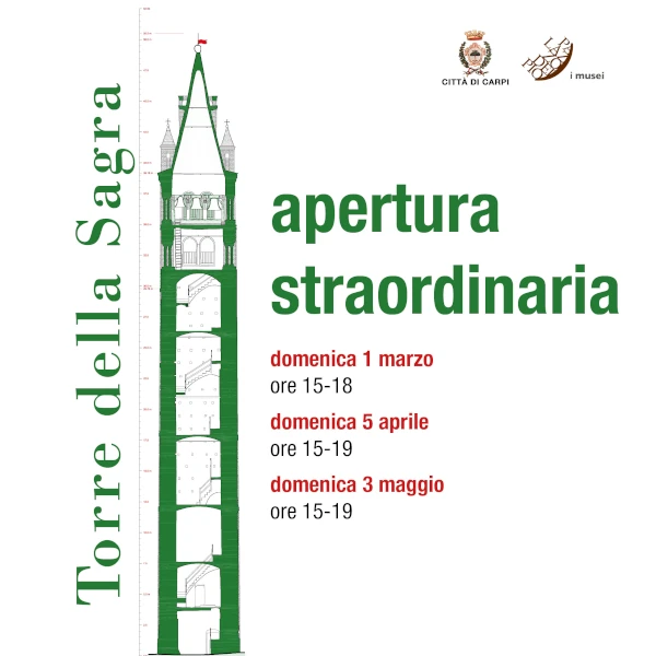 locandina Torre della Sagra. Apertura straordinaria