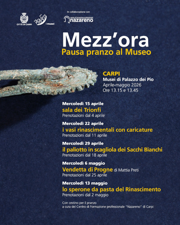 locandina Mezz'ora. Pausa pranzo al Museo